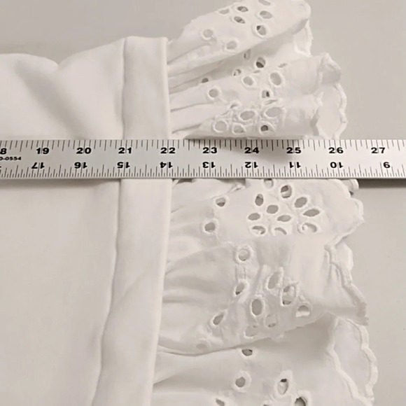 Banana Republic Soft Cotton, Baby French Terry Sweatshirt with Eyelet Trim - Picture 7 of 8